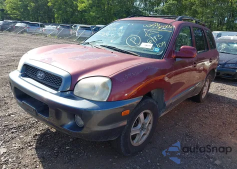 2004 Hyundai Santa Fe Gls z USA, uszkodzony, nr VIN KM8SC73D24U771724
